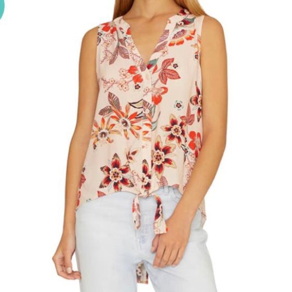 Sanctuary Tie Front Top in Desert Floral NWT